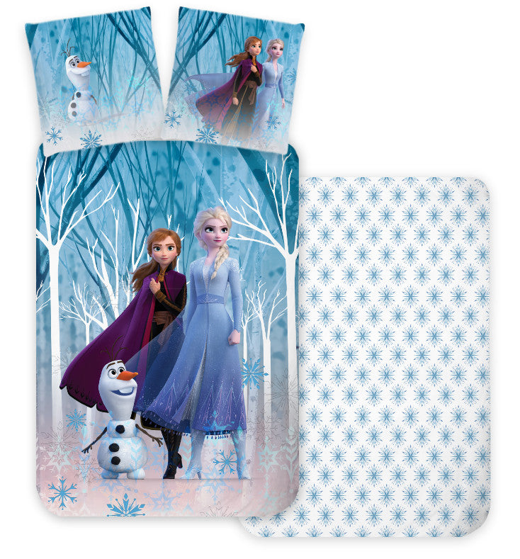 Komplet otroške posteljnine Disney Frozen Forest 100cm—135 cm, 40cm—60 cm