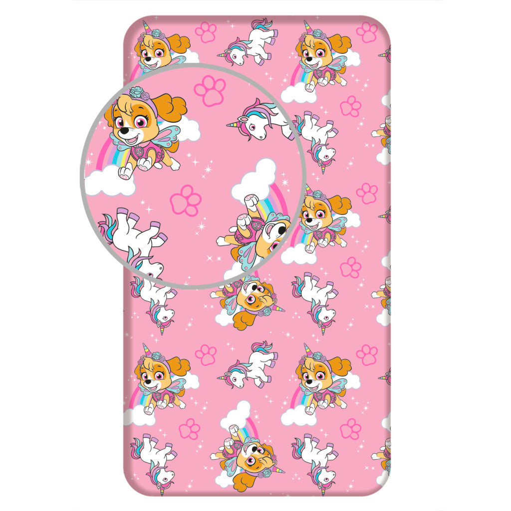 Napenjalna rjuha Paw Patrol Unicorn Dreams 90x200 cm