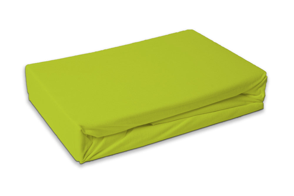 Frotirna napenjalna rjuha Color Green Apple 180x200 cm