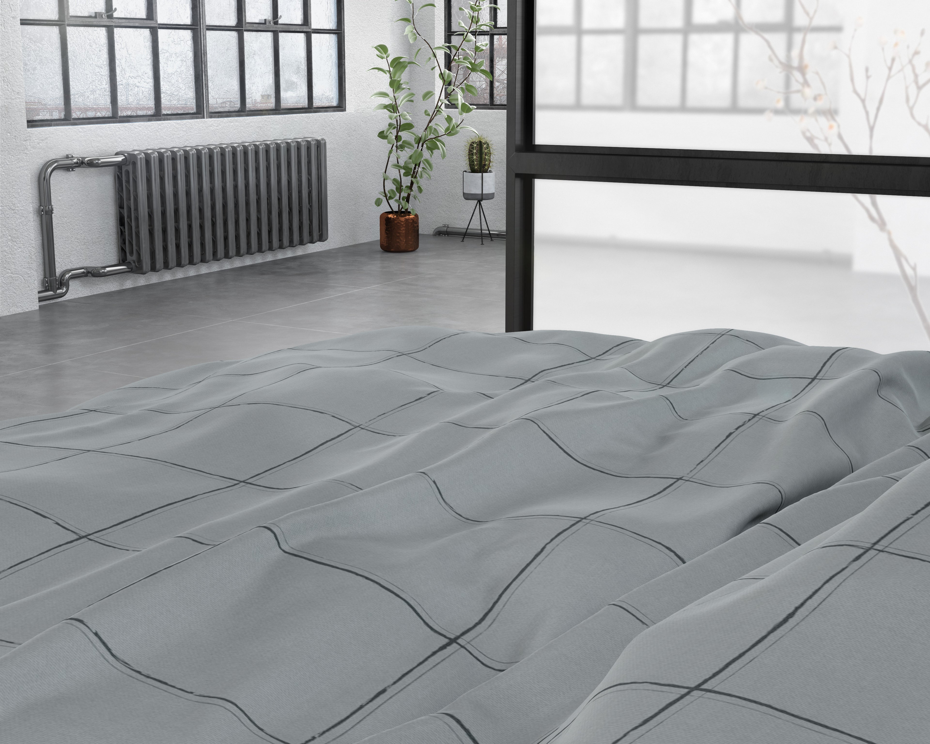 Deep check Grey