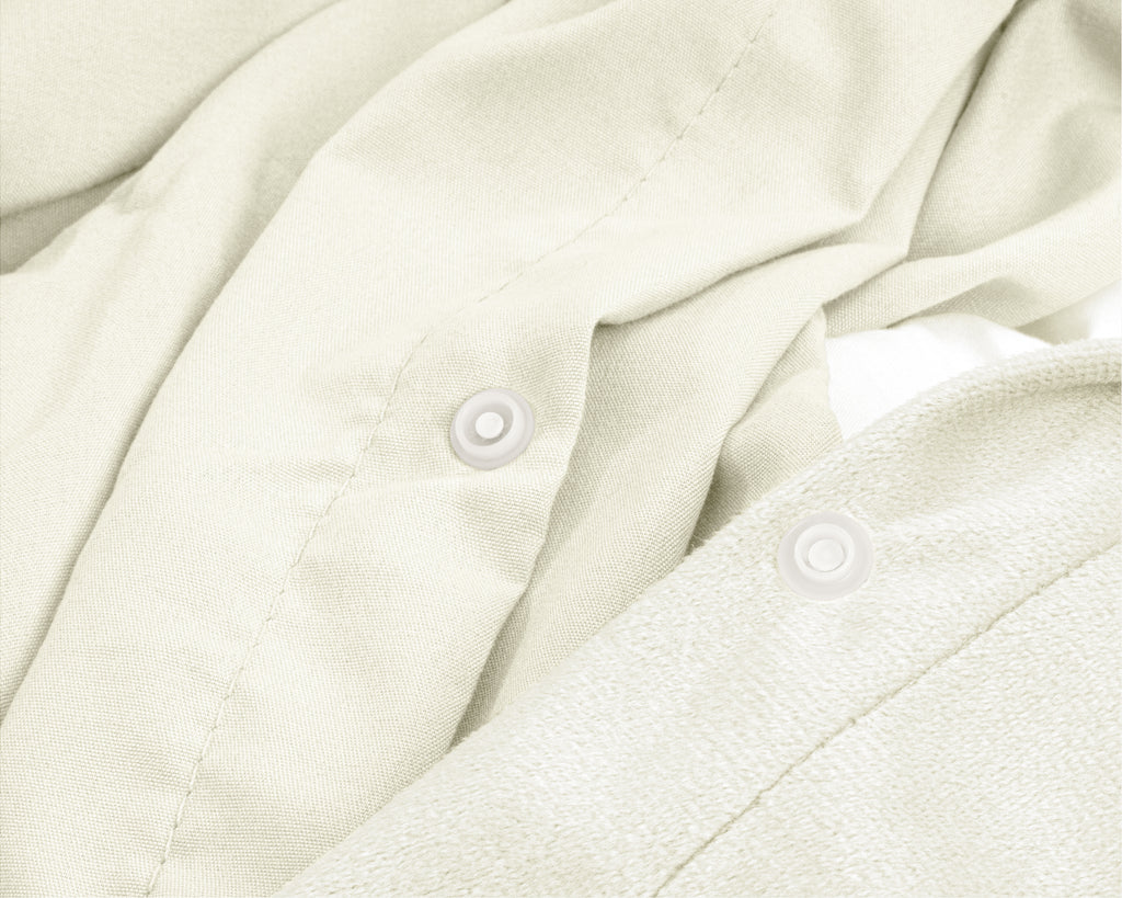 Velvet Uni posteljnina Creme