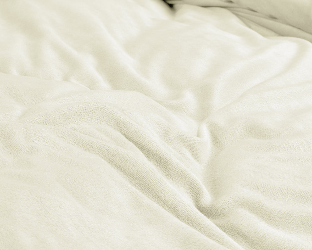 Velvet Uni posteljnina Creme