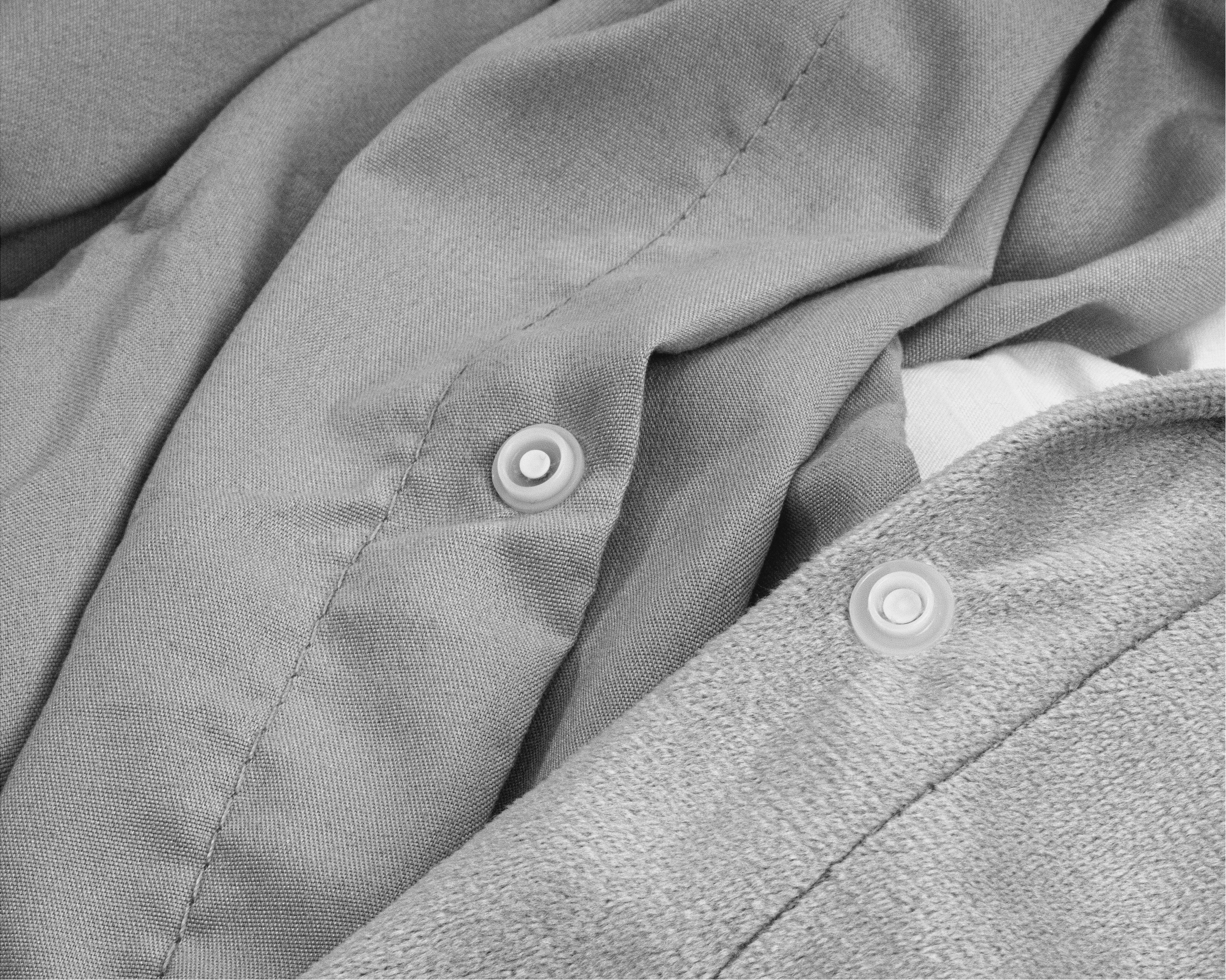 Velvet Uni posteljnina Grey