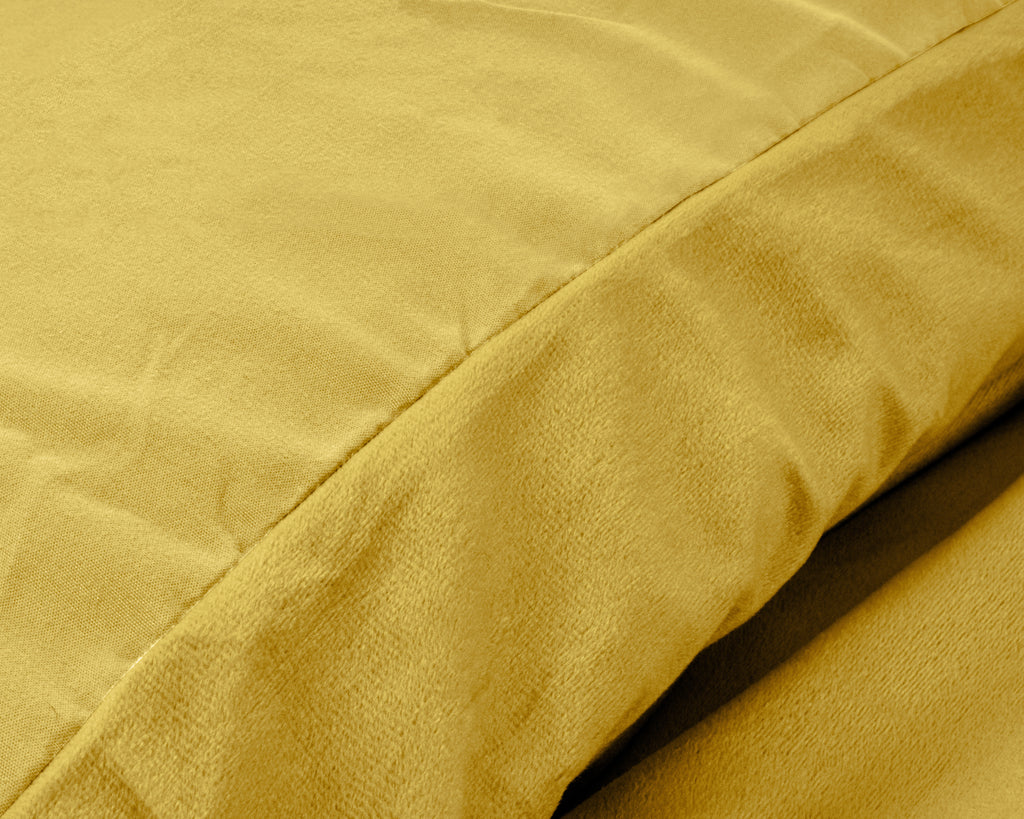 Velvet Uni posteljnina Gold