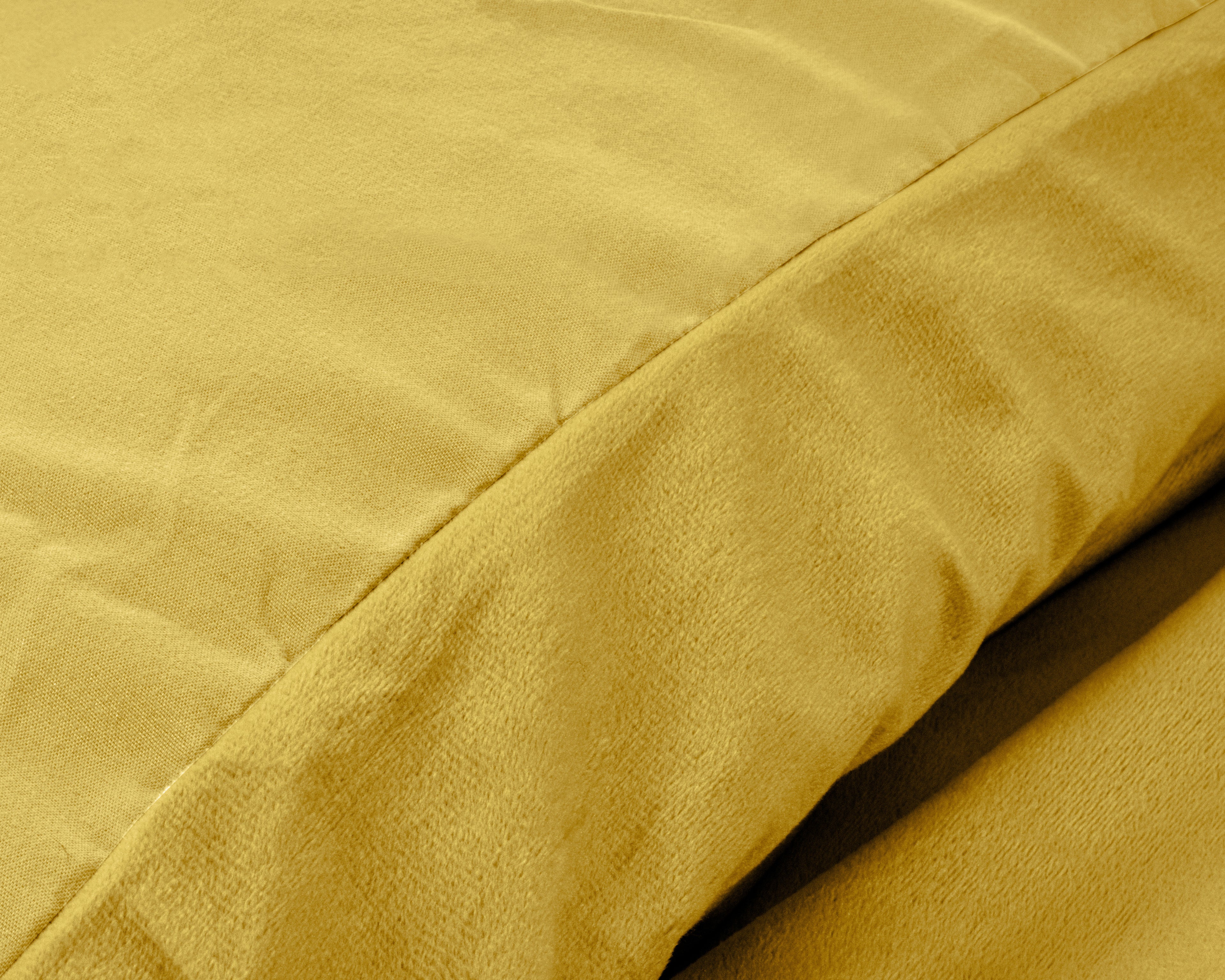 Velvet Uni posteljnina Gold