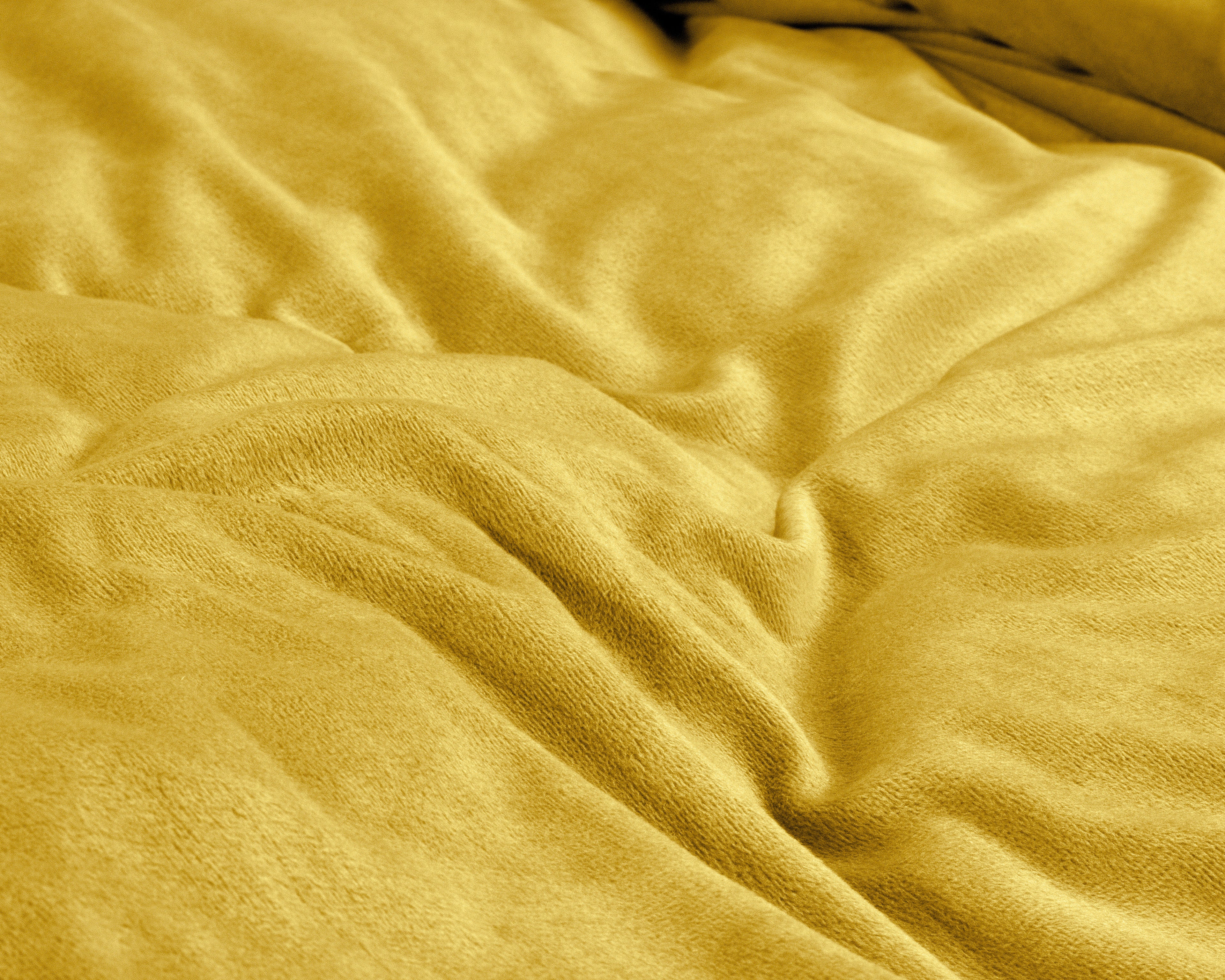 Velvet Uni posteljnina Gold