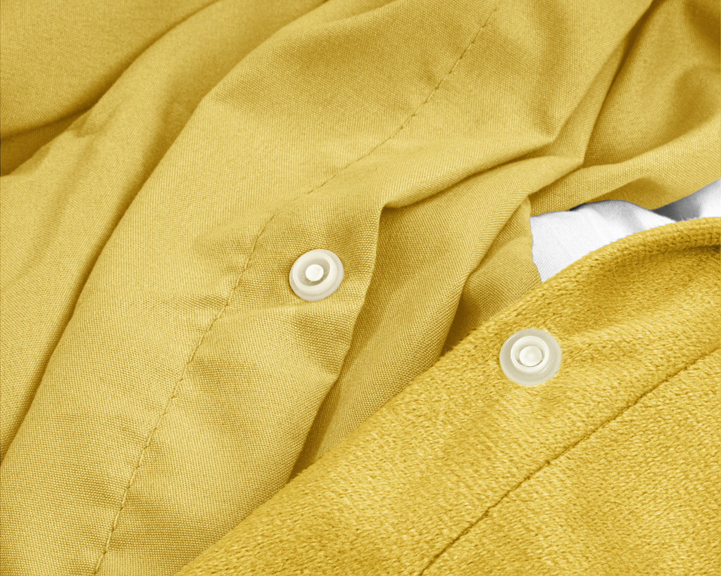 Velvet Uni posteljnina Gold