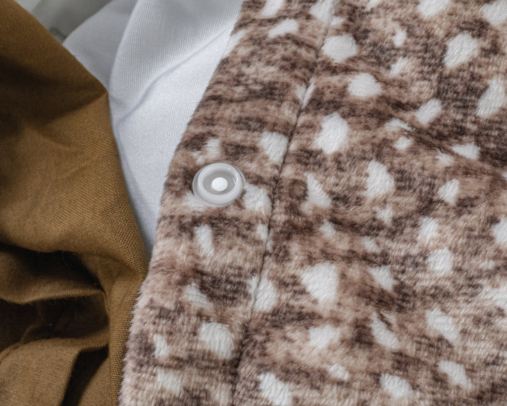 Signature Velvet Bombaž posteljnina Aria Brown