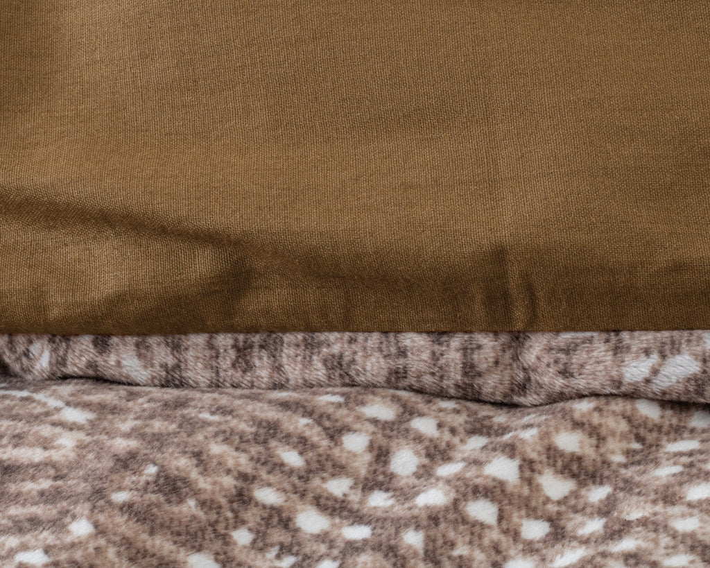 Signature Velvet Bombaž posteljnina Aria Brown