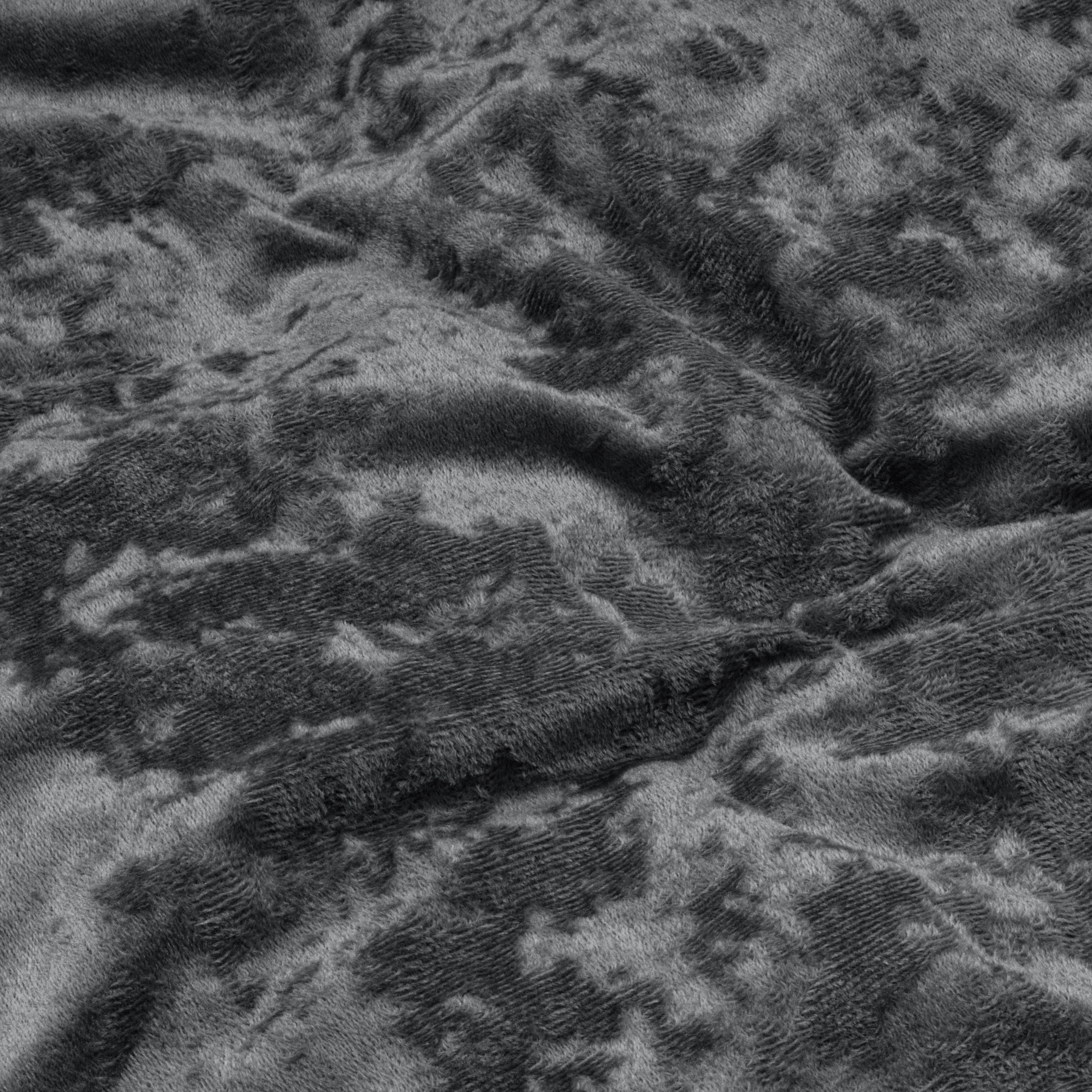 Crushed Velvet Bombaž posteljnina Volcanic Antracit