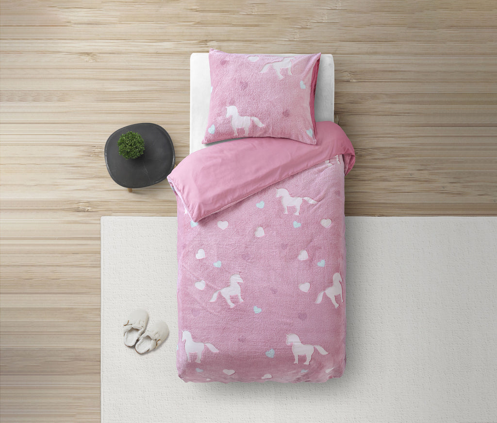 Glow in the dark Unicorn Pink