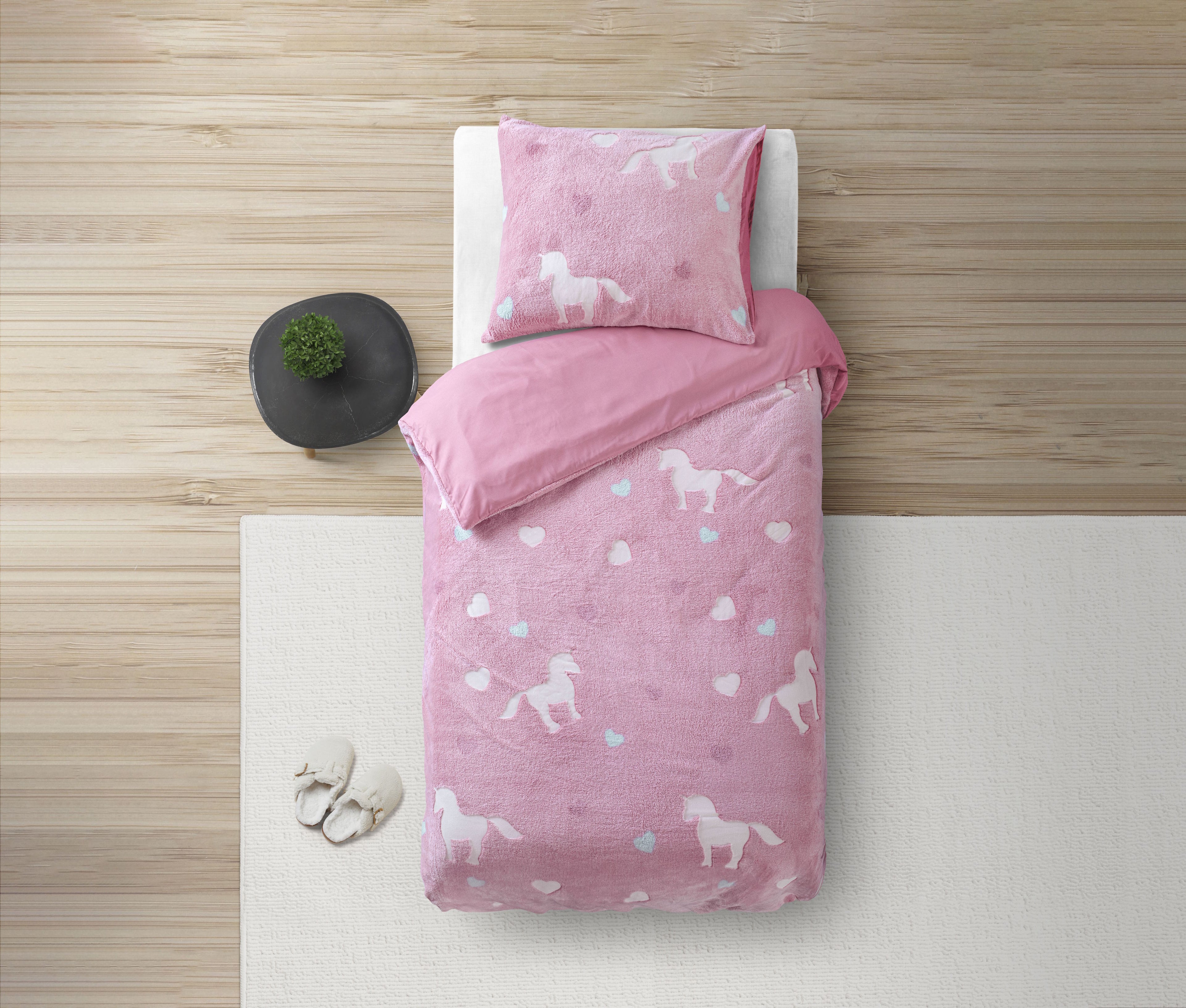Glow in the dark Unicorn Pink