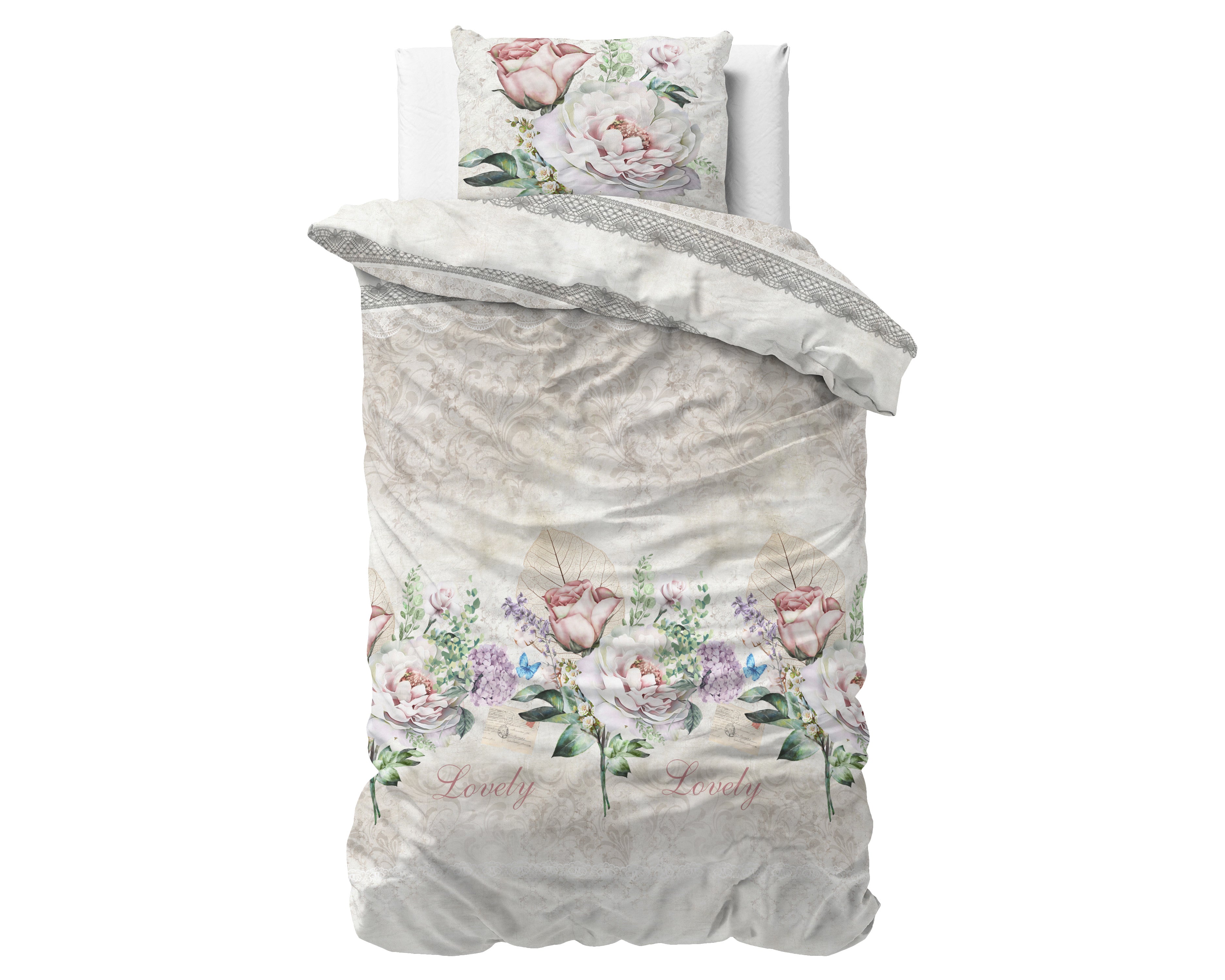 Lovely Flower Beige