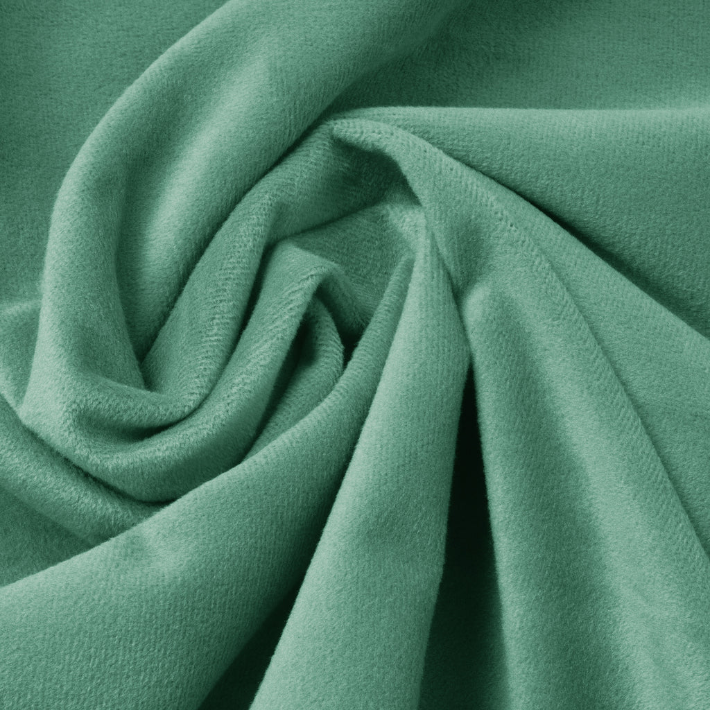 Žametna posteljnina Ruffles zelena