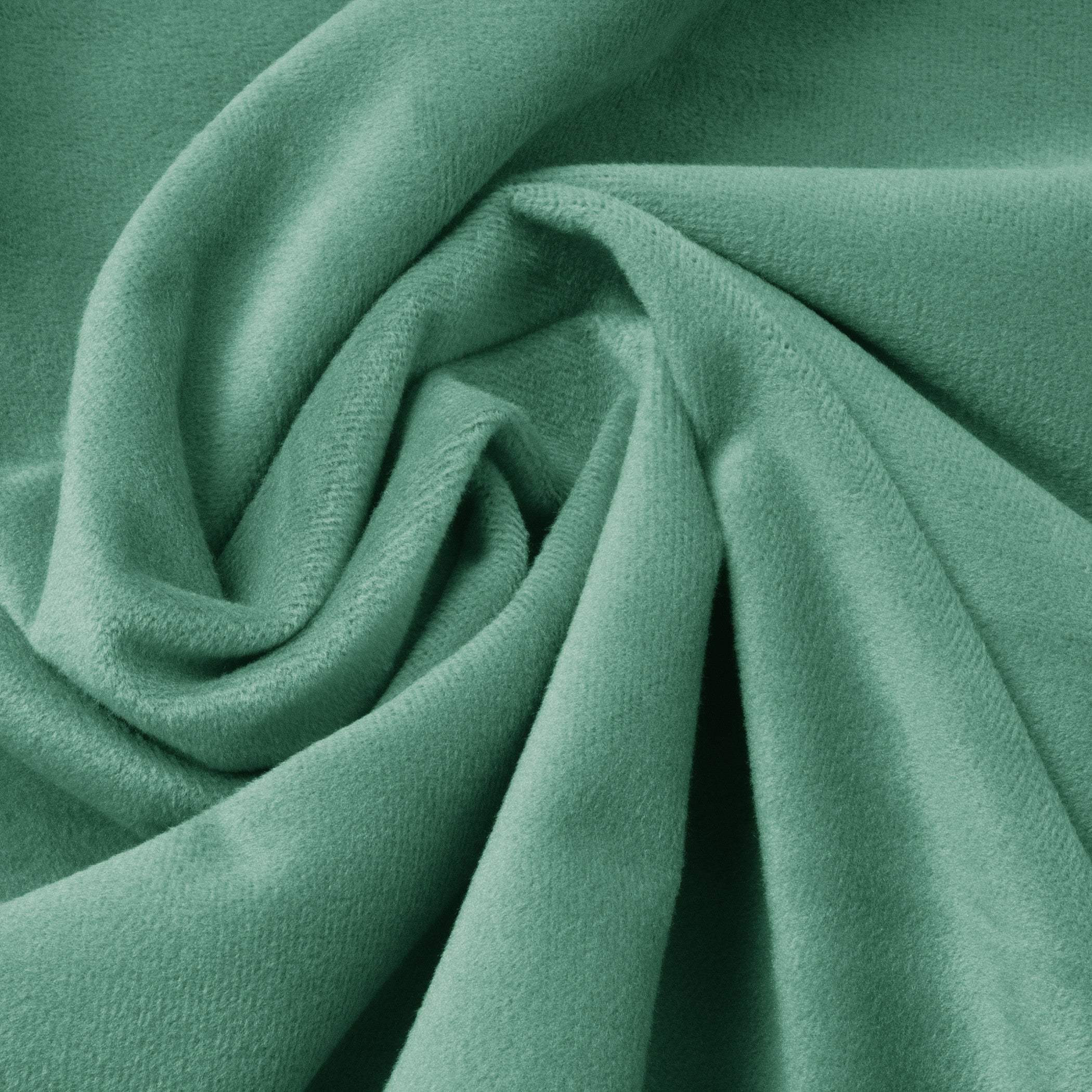 Žametna posteljnina Ruffles zelena