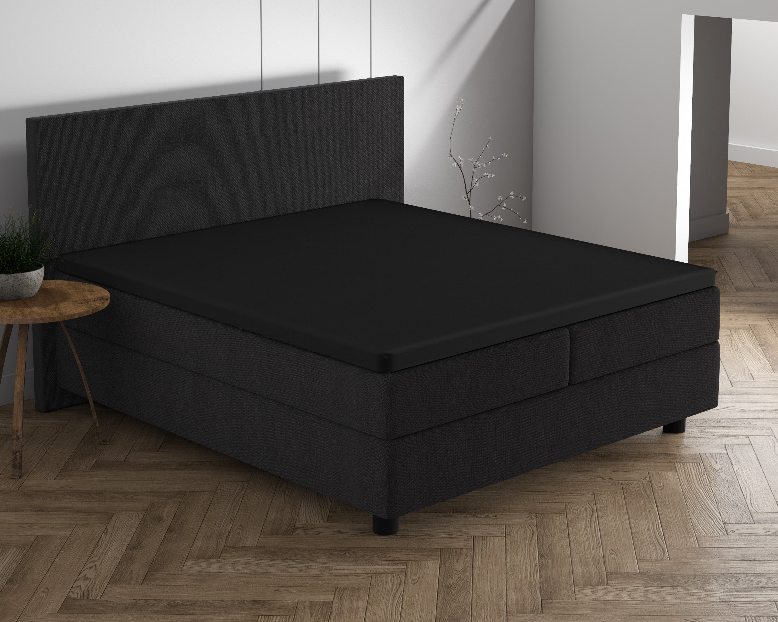 Double Jersey 220 gr. rjuha za nadvložek Black