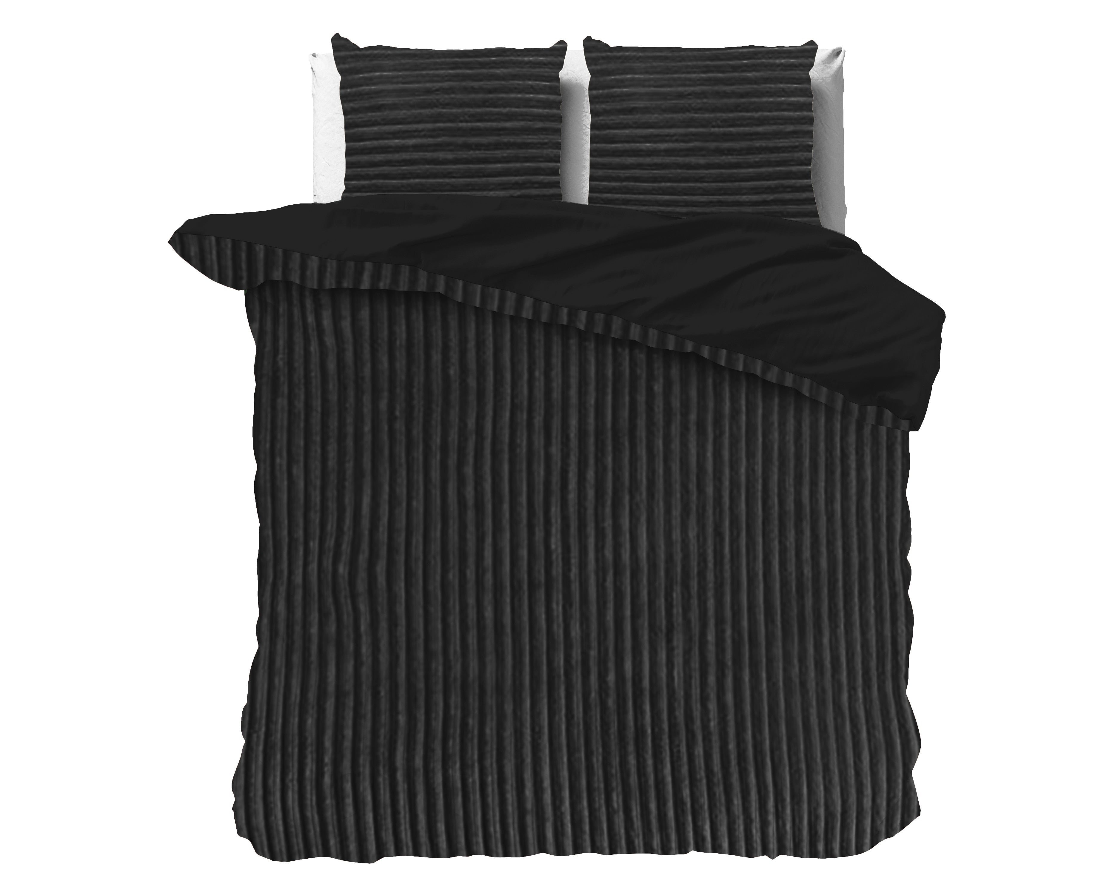 Posteljnina Rib Teddy črna
