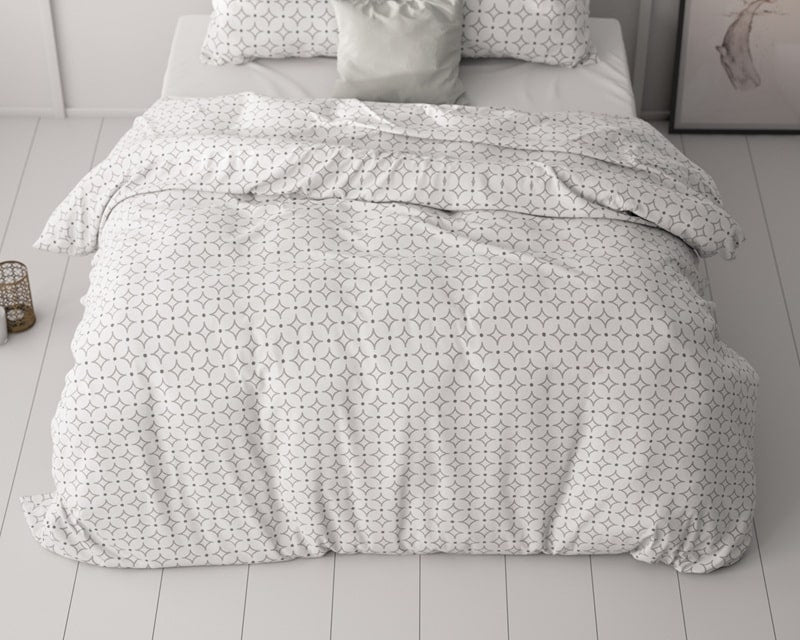 Posteljnina Vardo White