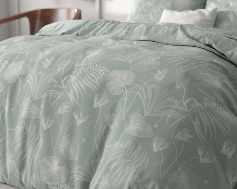 Posteljnina Delight Green