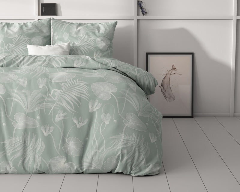 Posteljnina Delight Green