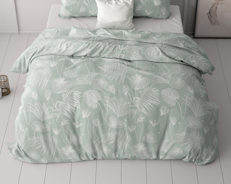 Posteljnina Delight Green