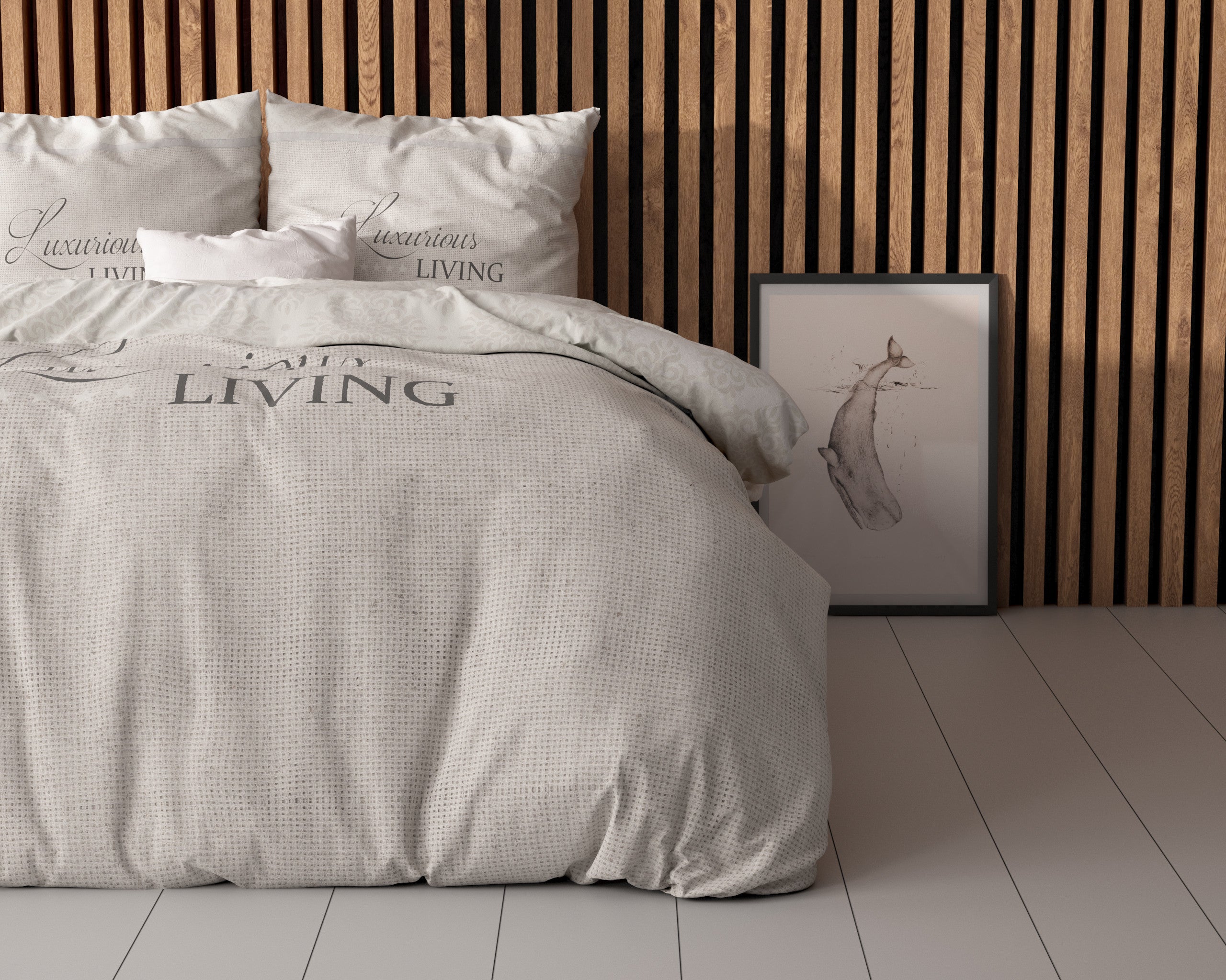 Posteljnina Luxurious Living Peščena