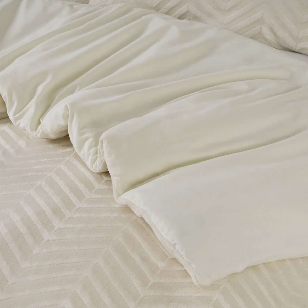 Chevron Teddy Créme