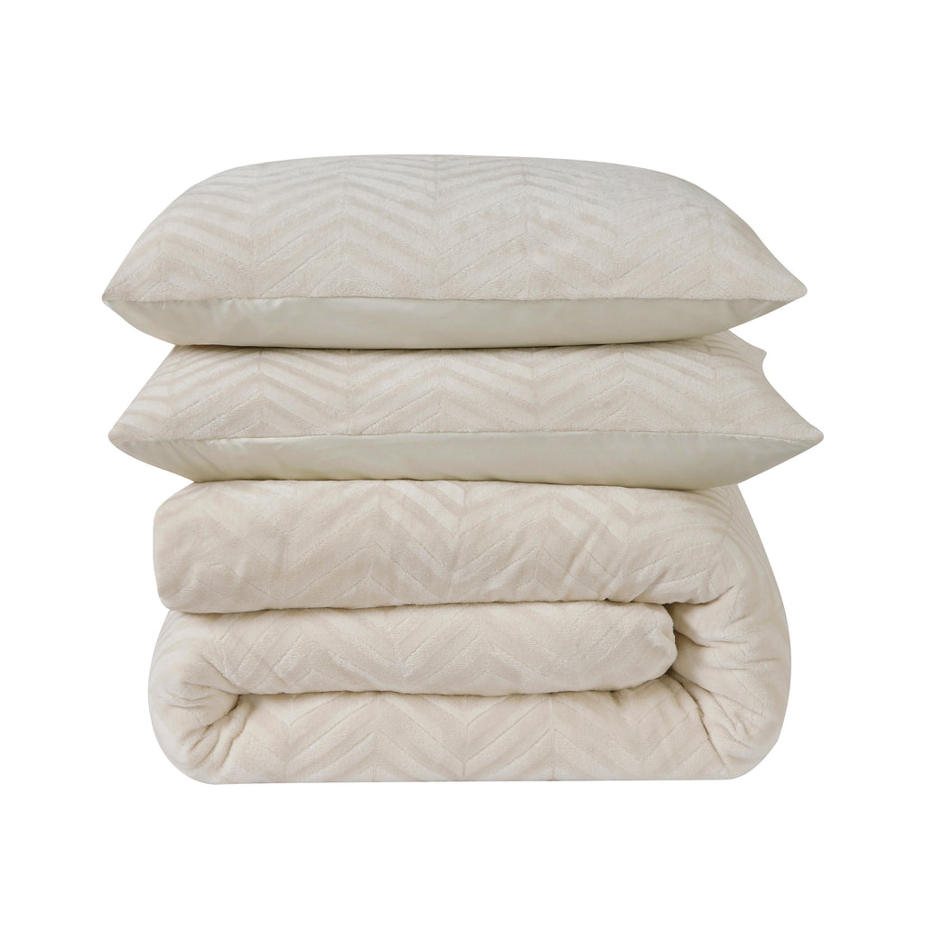 Chevron Teddy Créme