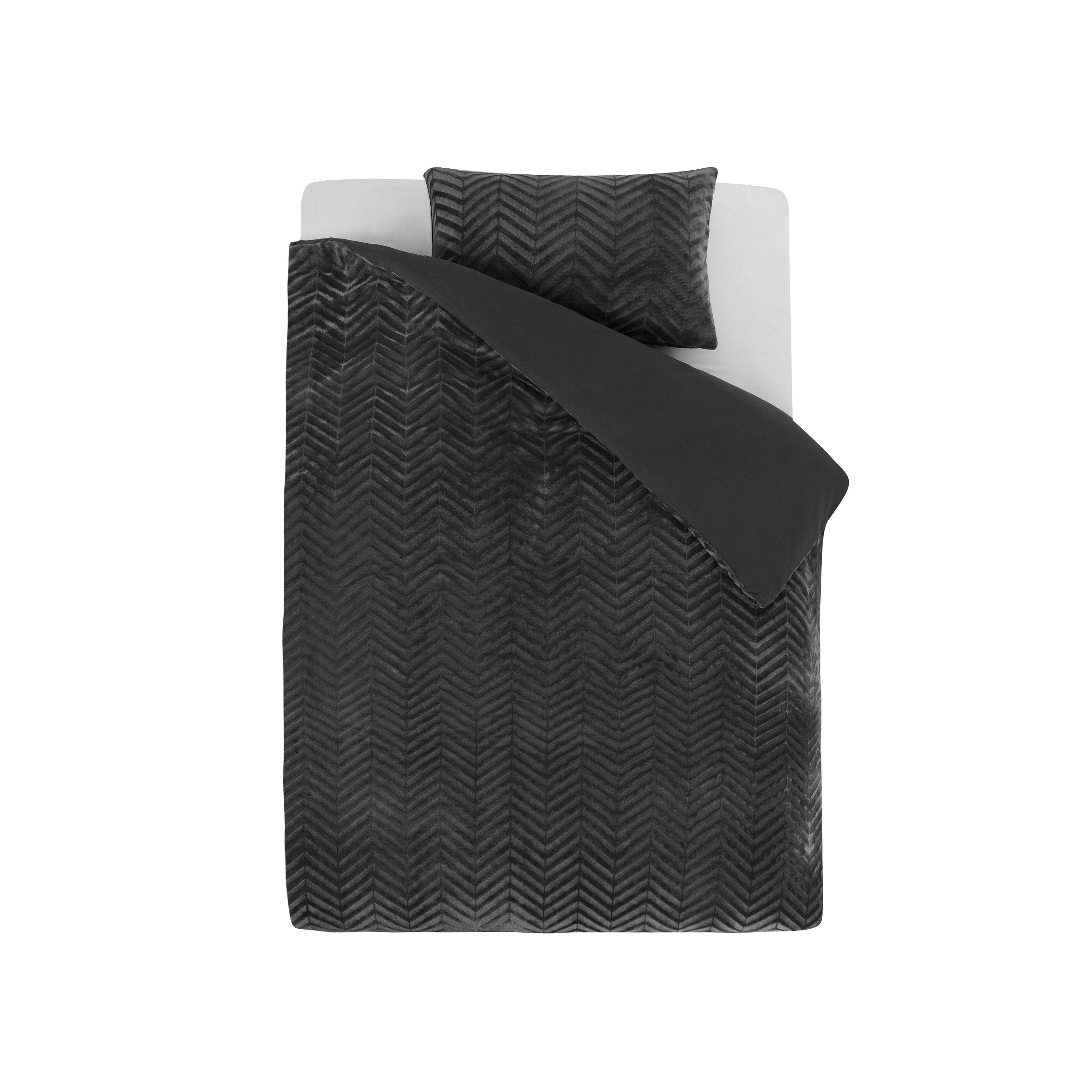 Chevron Teddy Antracit