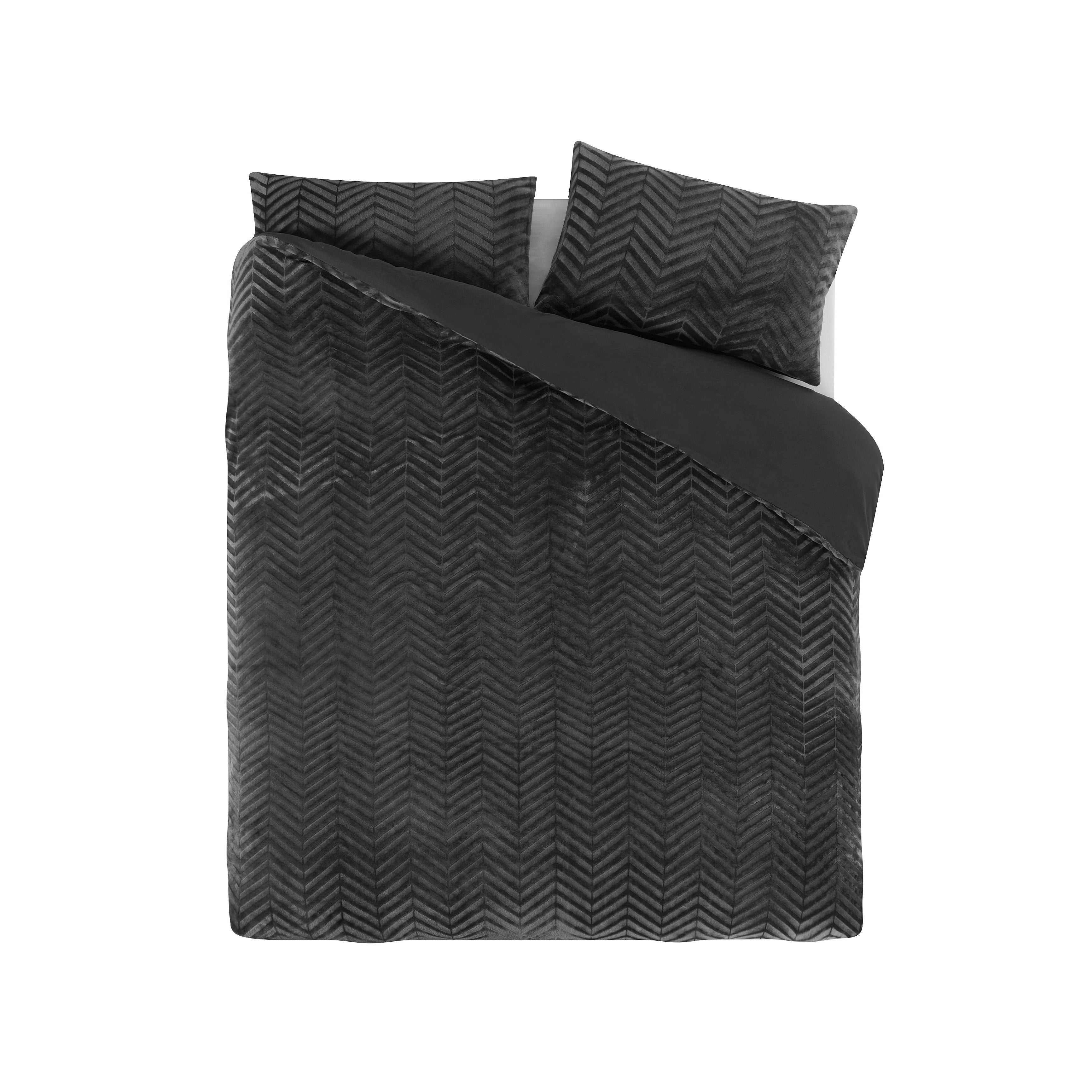 Chevron Teddy Antracit