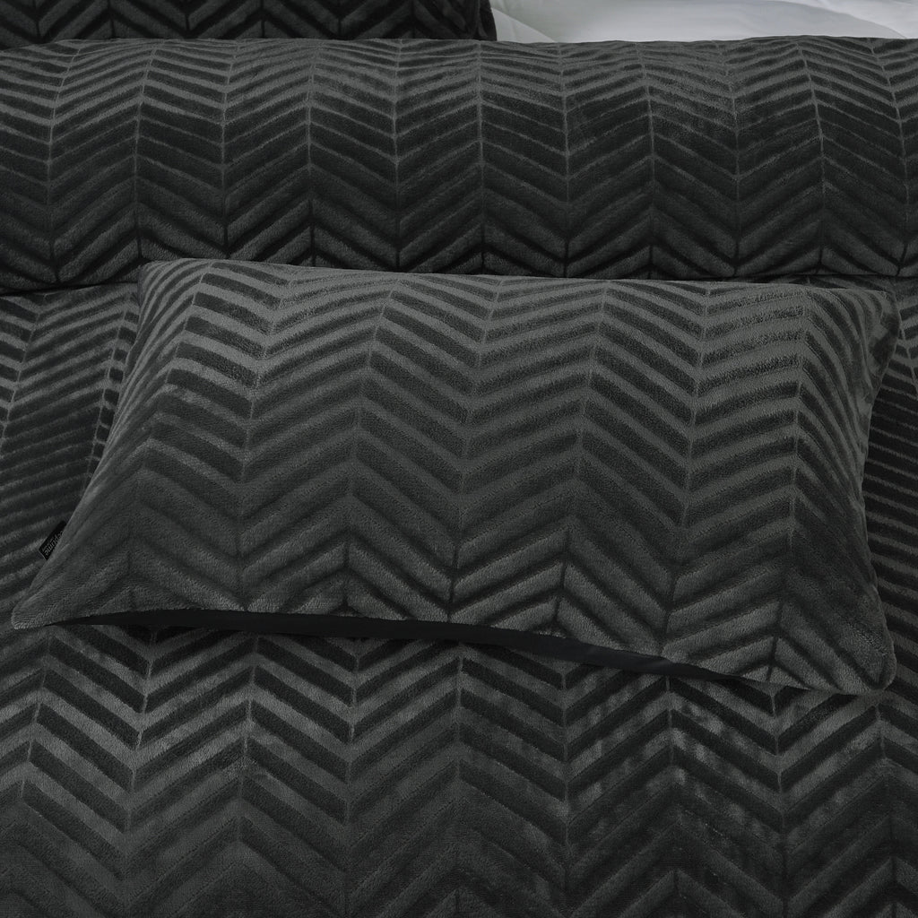 Chevron Teddy Antracit