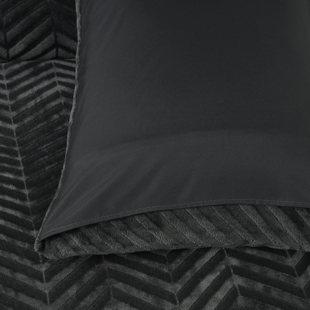 Chevron Teddy Antracit