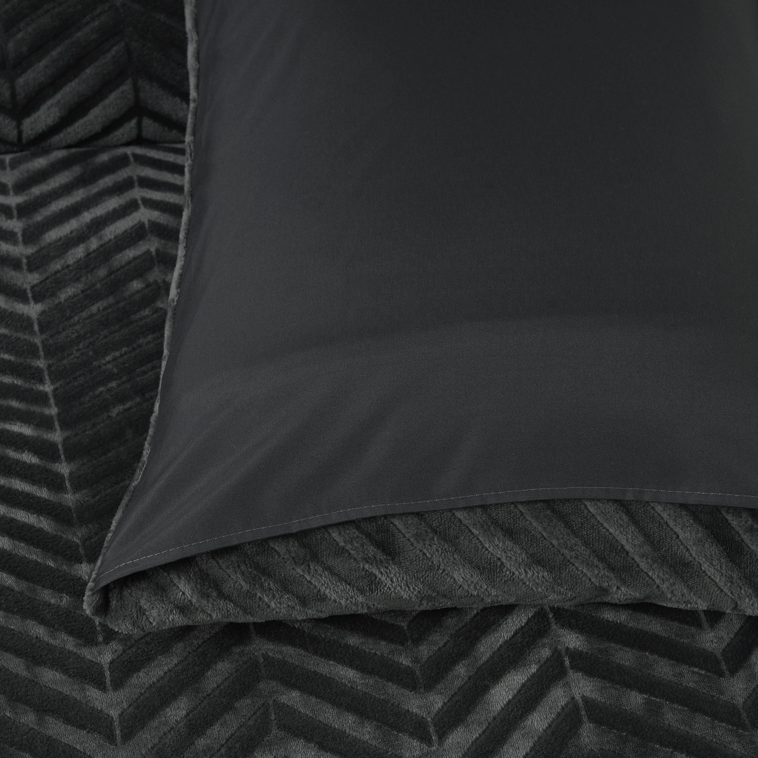 Chevron Teddy Antracit