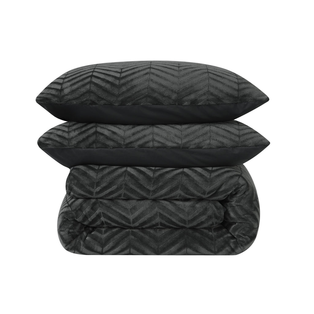 Chevron Teddy Antracit