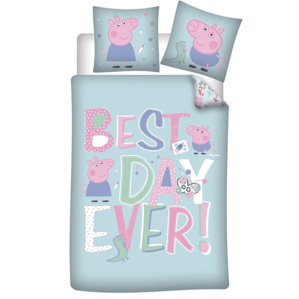 Otroška posteljnina Peppa Pig Best Day