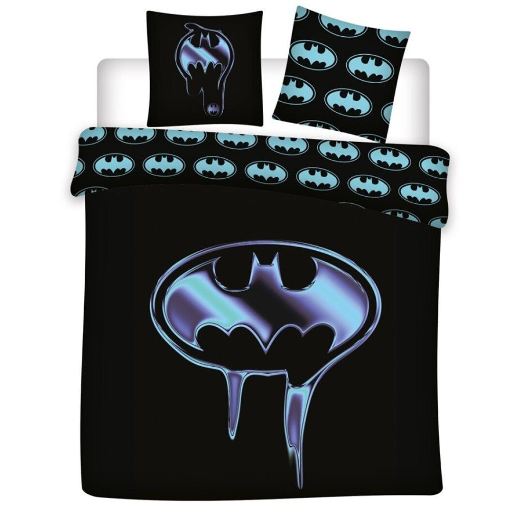 Batman dvojna, dvojna prevleka za odejo 240cm—220cm, 65x65 cm
