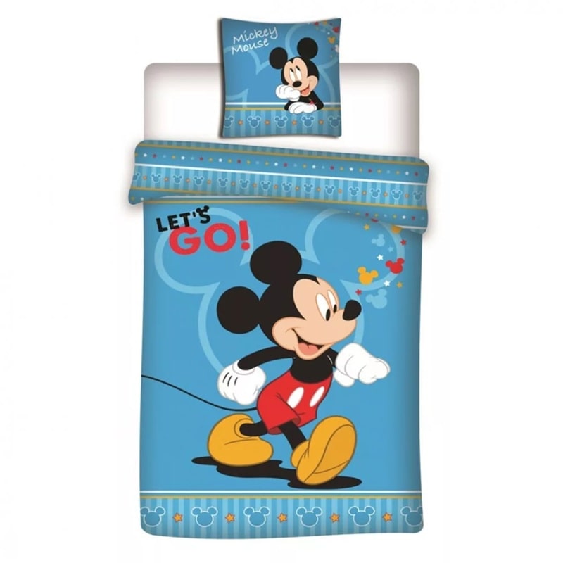 Otroška posteljnina Disney Mickey Let's Go