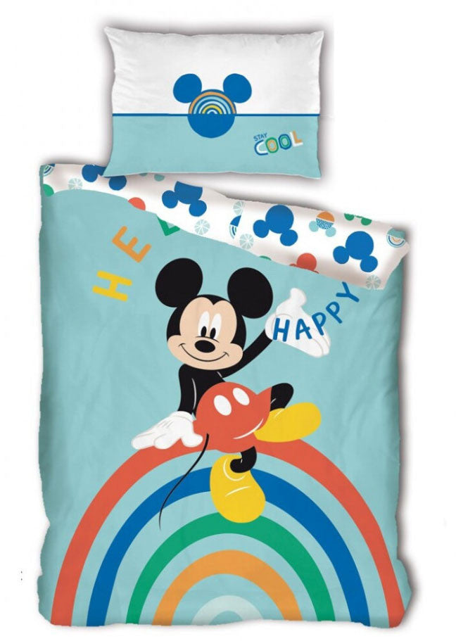 Otroška posteljnina Disney Mickey Happy