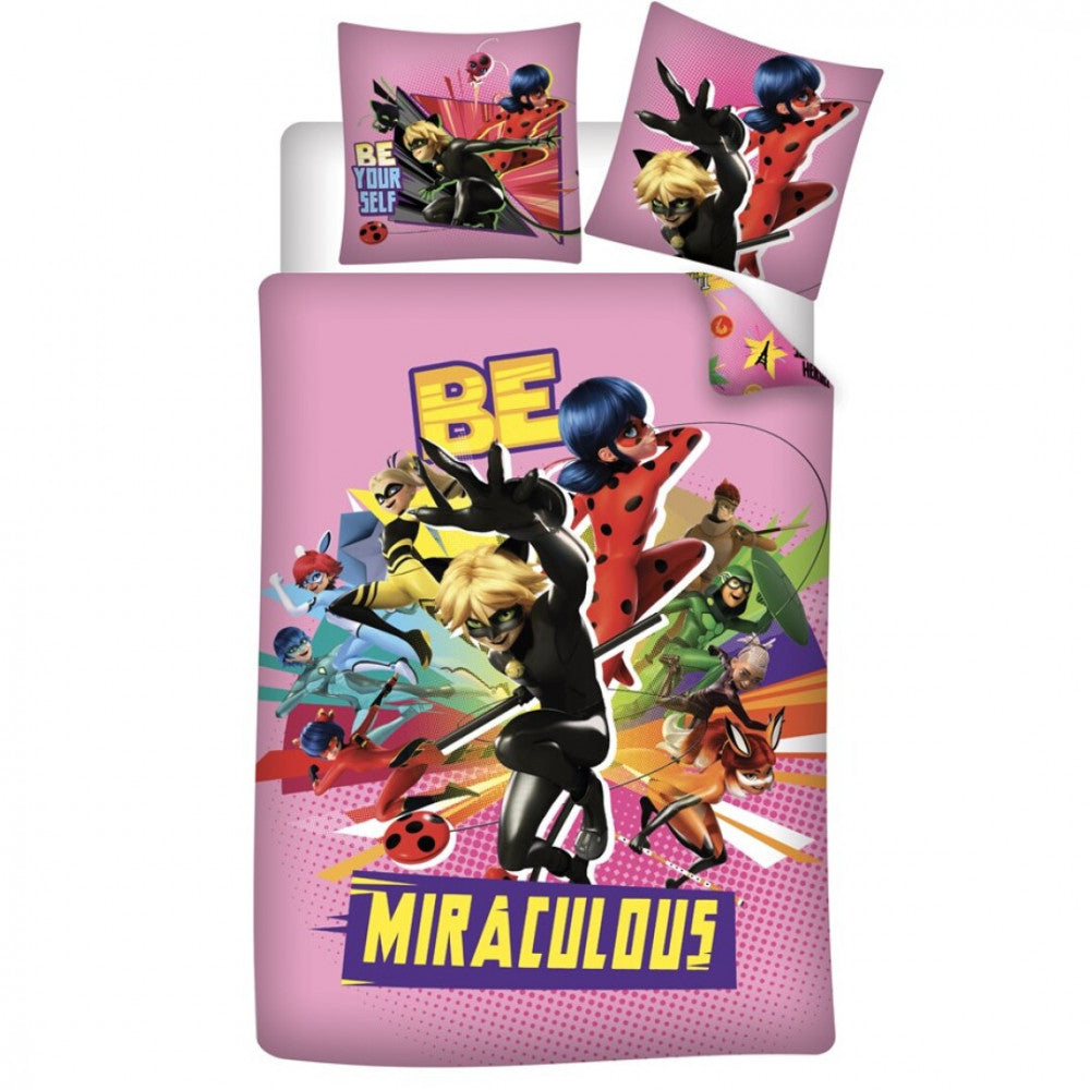 Otroška posteljnina Miraculous Ladybug Be Your Self