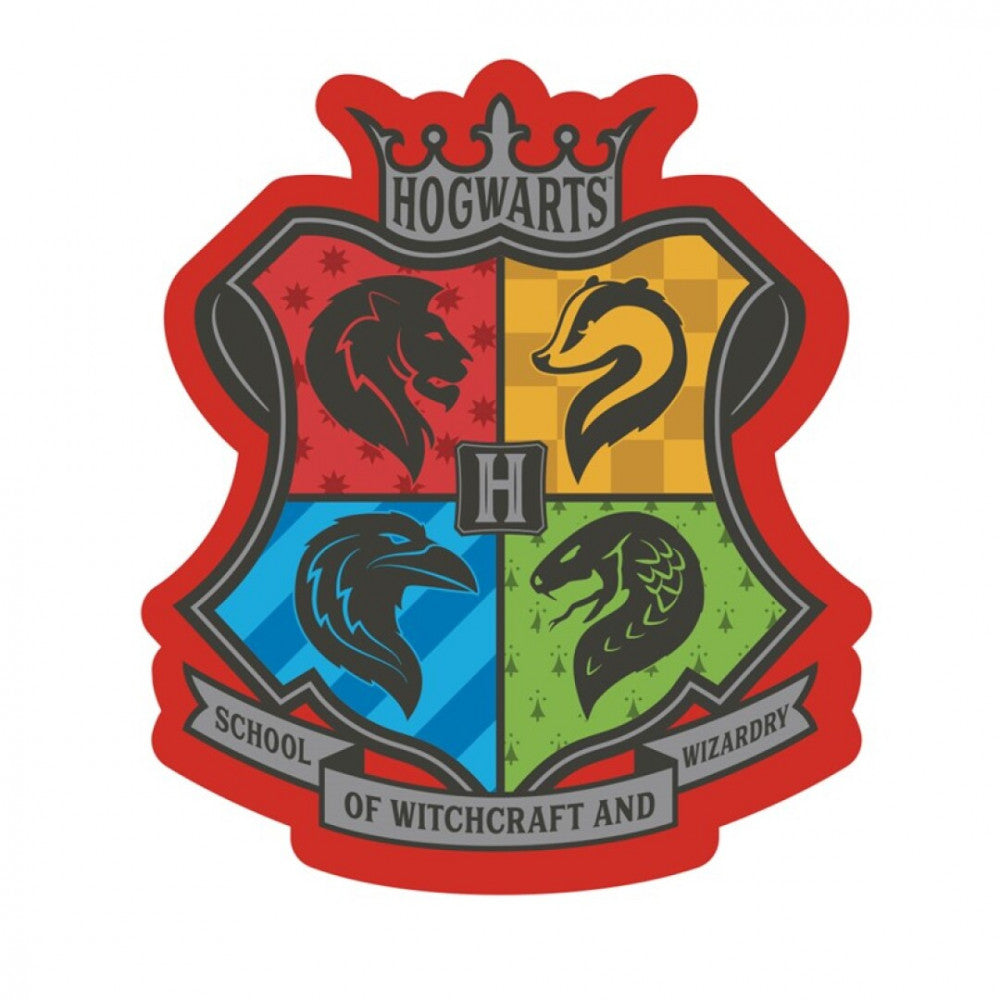 Okrasna blazina v obliki šole Harry Potter