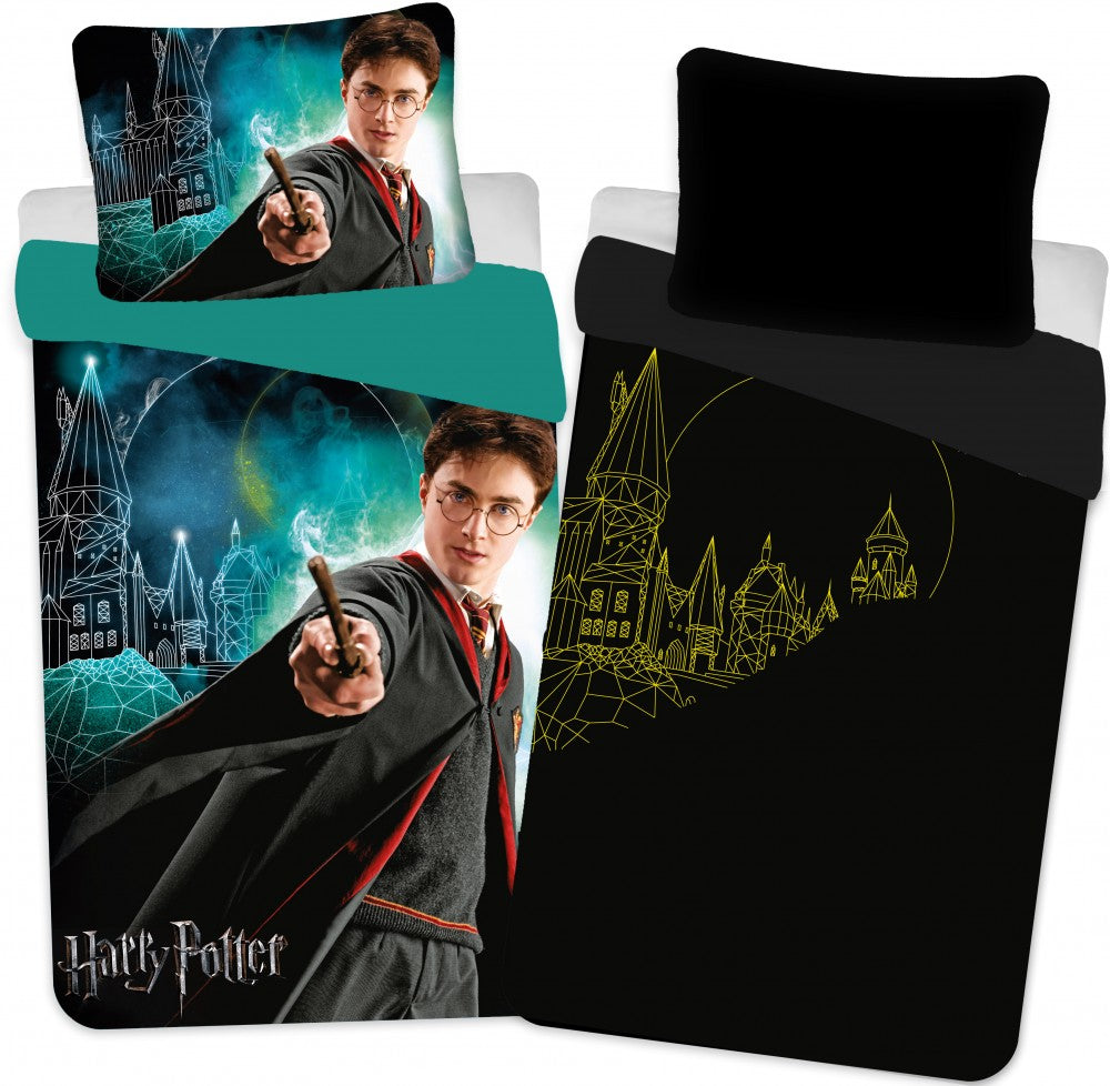 Otroška posteljnina Glow in the dark Harry Potter Wizard