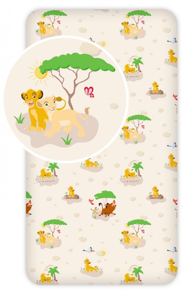 Disney The Lion King Trees Napenjalna rjuha 90x200 cm