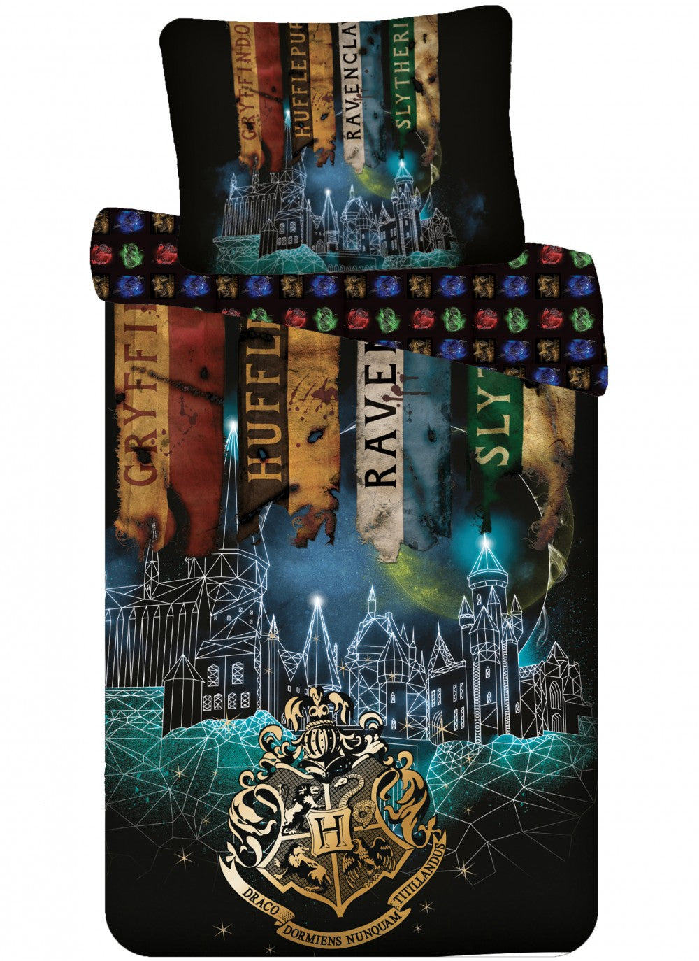 Garry Potter Starline posteljnina Flags 140cm—200cm, 70cm—90 cm