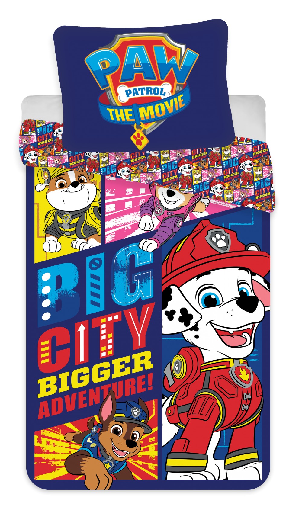 Otroška posteljnina Paw Patrol Big City