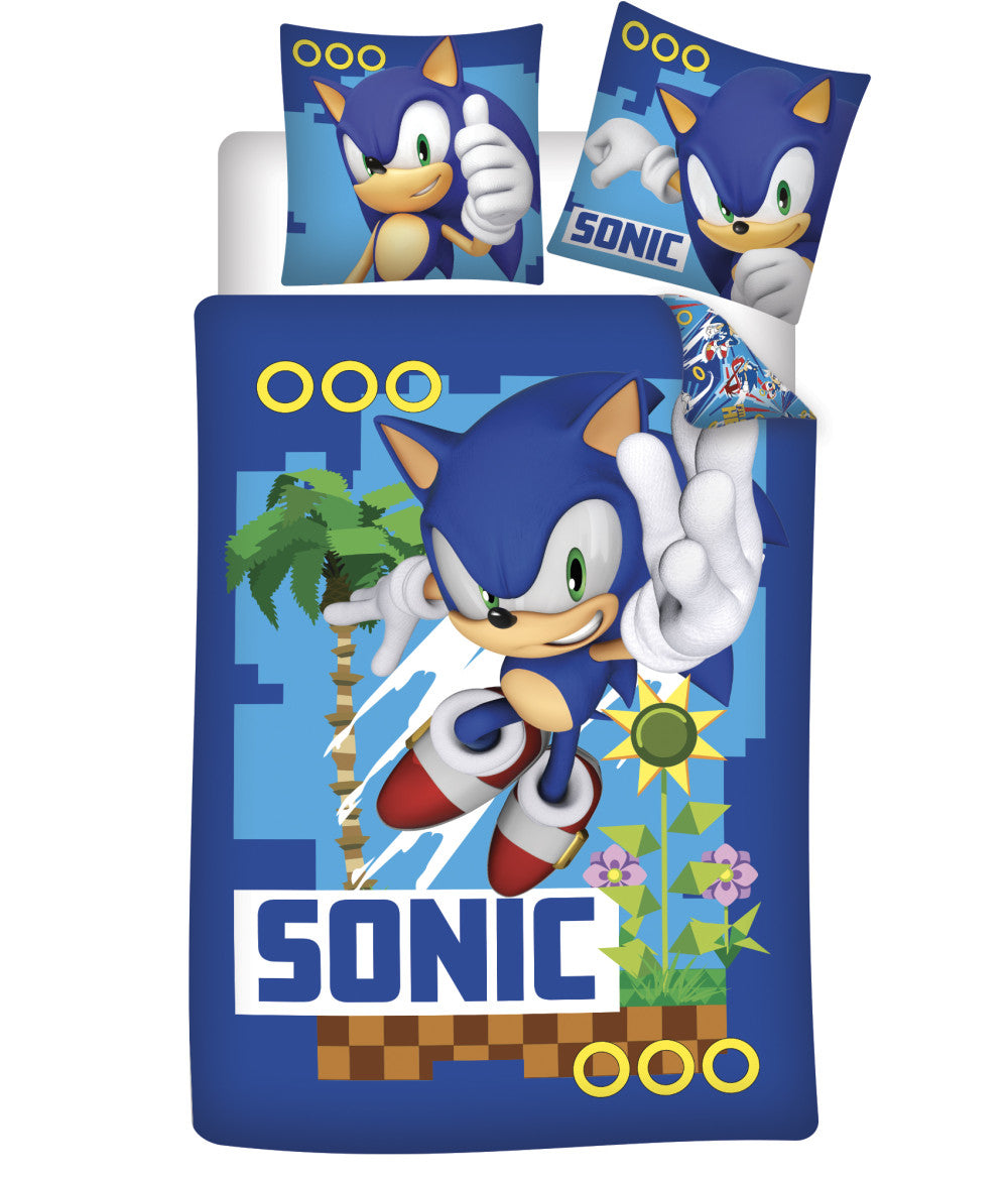Otroška posteljnina Sonic the Hedgehog Coin Chase