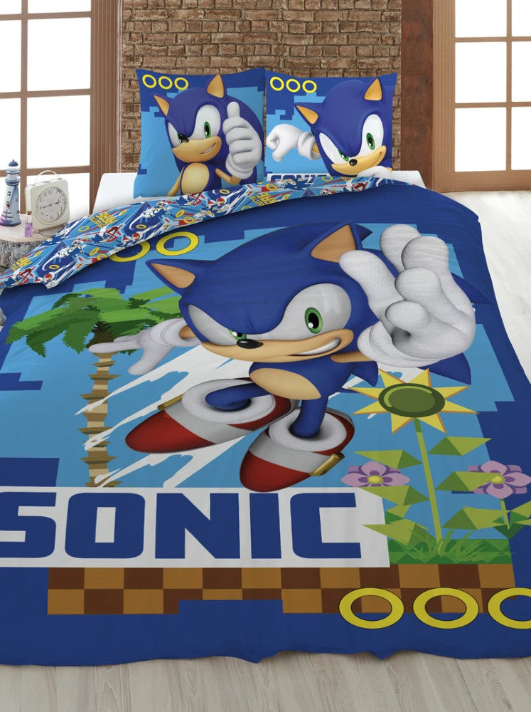 Otroška posteljnina Sonic the Hedgehog Coin Chase
