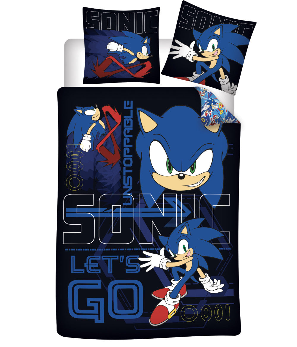 Otroška posteljnina Sonic the Hedgehog Unstoppable