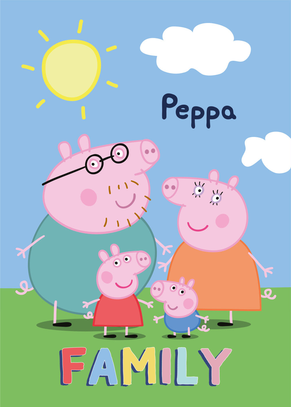 Odeja Peppa Pig Family