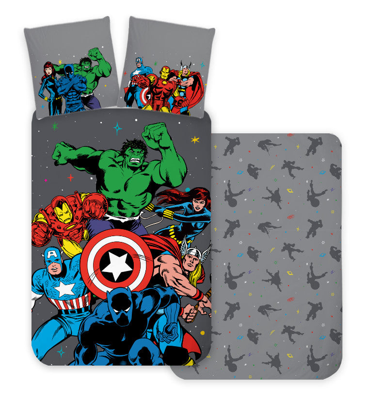 Komplet posteljnine Avengers Classic Comic Style 140cm—200cm, 70cm—90 cm