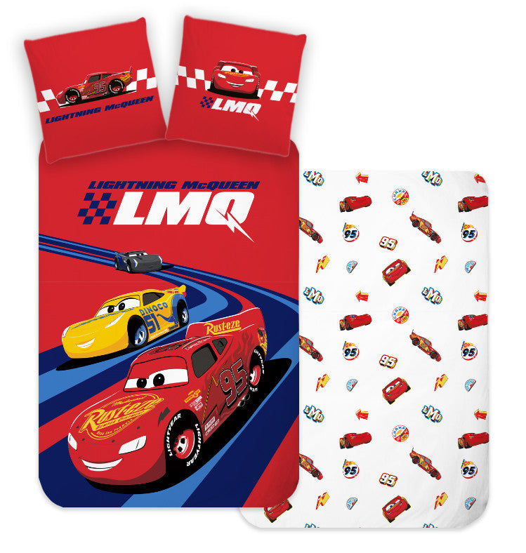 Disney Cars Racing Hero otroška posteljnina 100cm—135 cm, 40cm—60 cm
